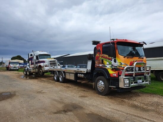 buchan towing a truck